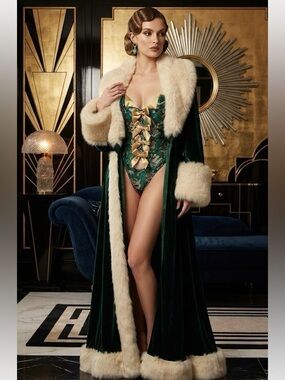Trashy Lingerie Corset & Thong Costume set
